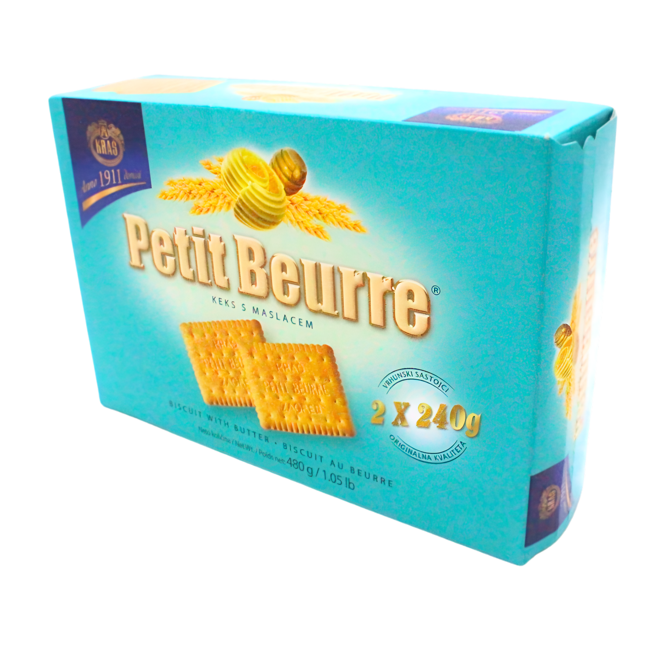 158-1 (1) Keks s maslacem Petit Beurre 480g Kraš - Image 1