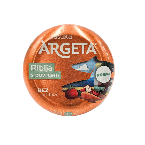 Pašteta riblja s povrćem 95g Argeta