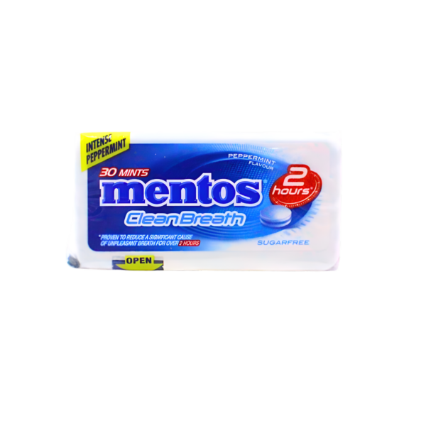 Mentos peppermint bombon 21 g