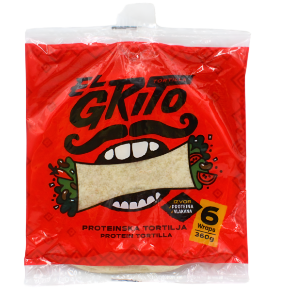 Tortilja proteinska 6kom,360g El Grito