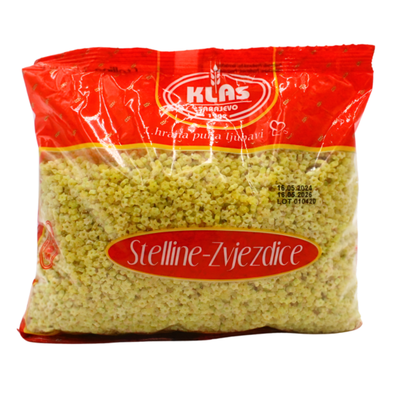 Tjestenina Zvijezdice 500g Klas