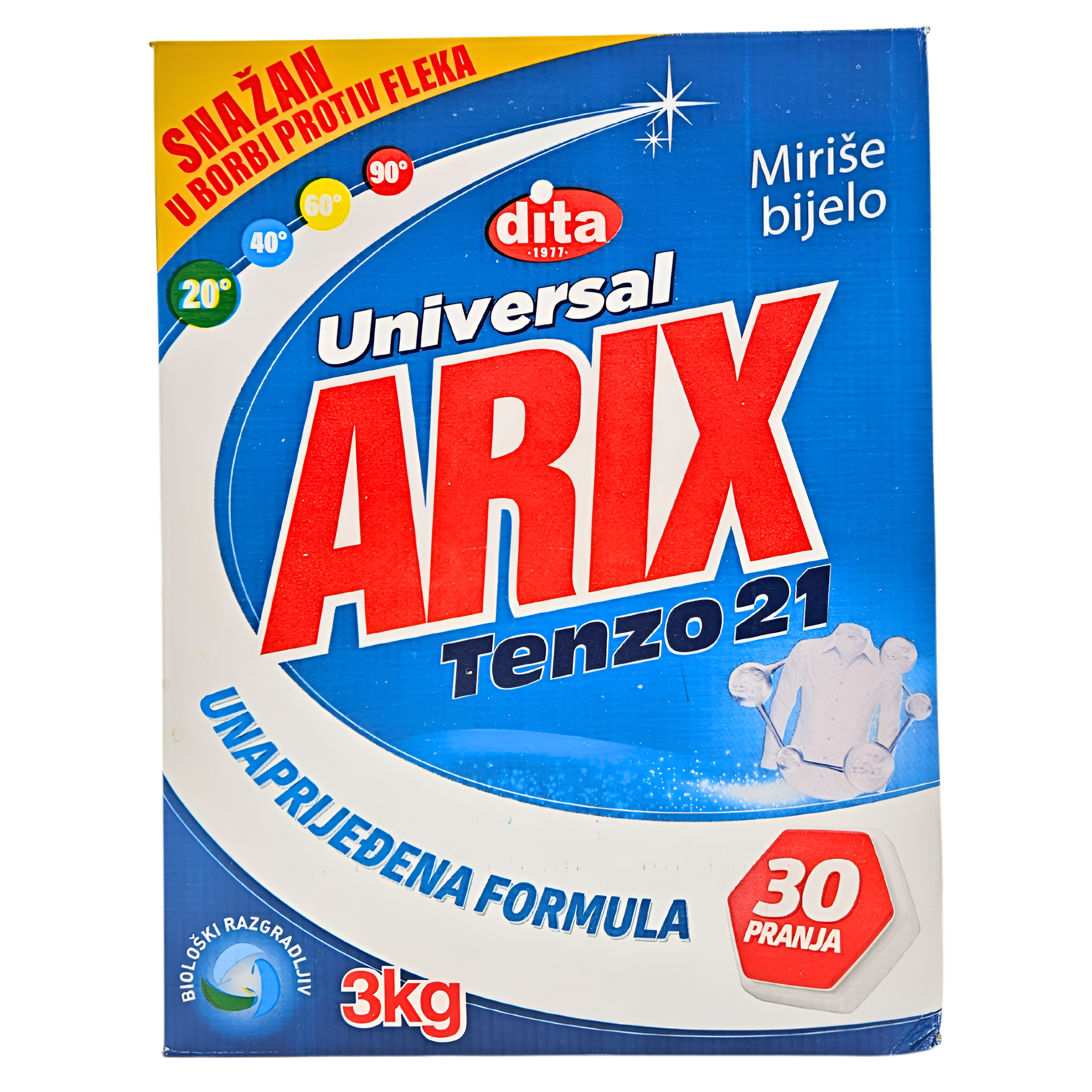 168-1 Deterdžent za veš Arix Tenzo 3 kg Dita - Image 1