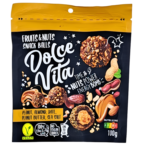Snack balls nuts power 100 g Dolce Vita